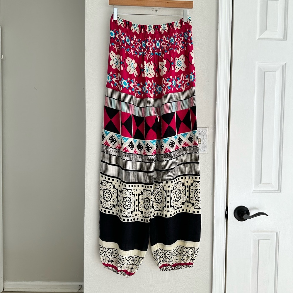 Sl Bohemian Flowy Jogger Pants One Size - image 7